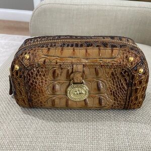 NWOT Brahmin toasted almond cosmetic case